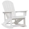 vidaXL Adirondack gyngestol Hvit 92 x 73,5 x 92 cm HDPE
