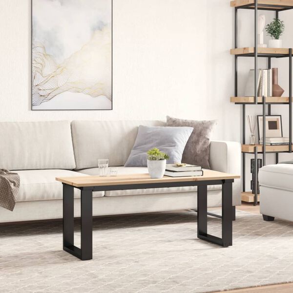 vidaXL Bordplate 110x40x1,7 cm rektangul&aelig;r heltre akasie