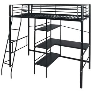 vidaXL Seng med madrass Svart 200 x 90 cm Metall