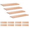 vidaXL Trappetrinn 12 stk. 90 x 25 x 2 cm Naturlig Massiv b&oslash;ketre