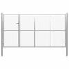 vidaXL Hageport st&aring;l 350x200 cm s&oslash;lvfarget