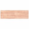 vidaXL Bordplate lysebrun 160x50x(2-4)cm behandlet heltre naturlig