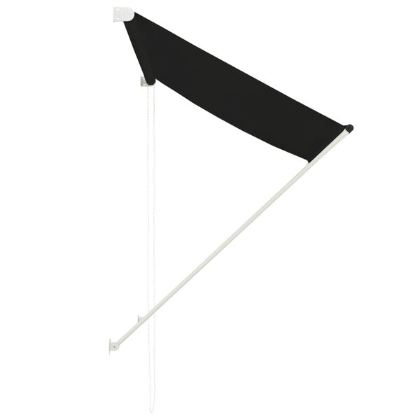 vidaXL Uttrekkbar markise 150 x 150 cm antrasitt