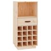 vidaXL Vinhylle 45x34x100 cm heltre furu