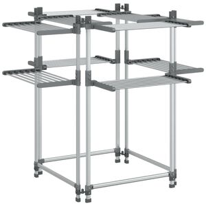 vidaXL T&oslash;rkestativ 107x107x120 cm aluminium