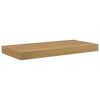 vidaXL Vegghylle Veggmontert Brun 50 x 23,5 x 3,8 cm Konstruert tre