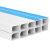 vidaXL Kabelkanaler selvklebende 100x60 mm 10 m PVC