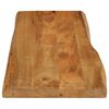 vidaXL Bordplate 140x40x3,8 cm naturlig kant heltre mango