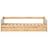 vidaXL Sovesofa uttrekkbar ramme furu 90x200 cm