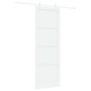 vidaXL Skyved&oslash;r Hvit 83 x 232 cm Heltre furu