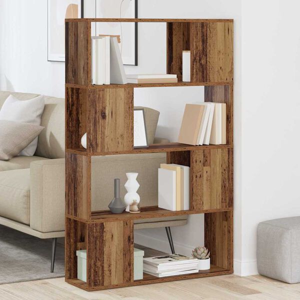 vidaXL TV-benksett Veggmontert Brun 80 x 24 x 125 cm Konstruert tre