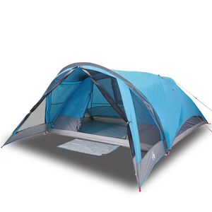 vidaXL Campingtelt 6 personer bl&aring; vanntett