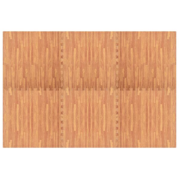 vidaXL Gulvmatter 6 stk trekorn 2,16 ㎡ EVA-skum