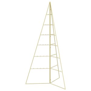 vidaXL Metall juletre KUOPIO 140 cm St&aring;l Gull