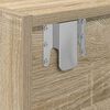 vidaXL TV-benk sonoma eik 80x31x25,5 cm konstruert tre