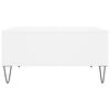 vidaXL Sofabord hvit 60x60x30 cm konstruert tre