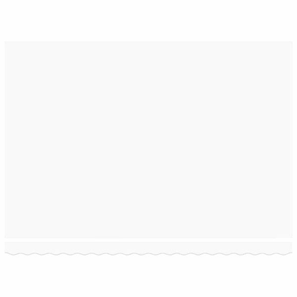 vidaXL Innvendbar Markise Hvit 450 &times; 300 cm Polyester og Metall