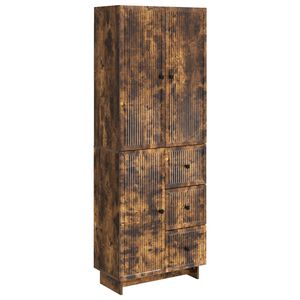 vidaXL Skapsett 2 pcs 66 x 34,5 x 90 cm Konstruert tre