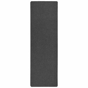 vidaXL Teppel&oslash;per M&oslash;rkegr&aring; 100 x 250 cm 100% Polypropylen