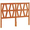 vidaXL Hodegavl voksbrun 135 cm heltre furu