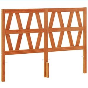 vidaXL Hodegavl voksbrun 135 cm heltre furu