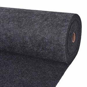 vidaXL Teppe Antrasitt 1,2 x 15 m Polyester