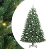 vidaXL Kunstig sammensatt juletre Gr&oslash;nn 150 cm PVC og metall