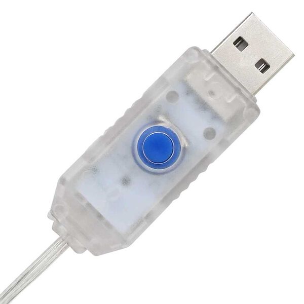 vidaXL Juletre med 160 LED Varmhvit 150 cm PET