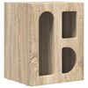 vidaXL Nattbord ELST Sonoma eik 40 x 35 x 50 cm Konstruert tre