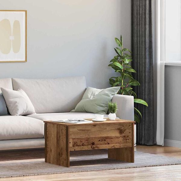 vidaXL Kaffebord Gamle tre 102 x 50,5 x 46,5 cm Konstruert tre