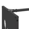 vidaXL Vedstativ svart 40x30x80 cm kaldvalset st&aring;l