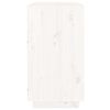 vidaXL Skjenk hvit 100x40x75 cm heltre furu
