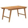 vidaXL Hagebord 150x90x75 cm heltre akasie