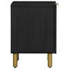 vidaXL Nattbord 2 stk svart 40x33x46 cm heltre mango