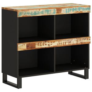 vidaXL Sideskap 85x33x75 cm gjenvunnet heltre
