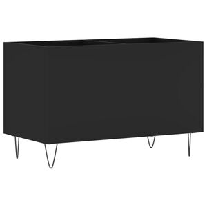 vidaXL Hifi-benk svart 74,5x38x48 cm konstruert tre