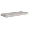 vidaXL Flytende vegghyller 2 stk betonggr&aring; 60x23,5x3,8 cm MDF