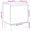 vidaXL Nattbordskap Gammelt tre 40 x 30 x 50 cm Konstruert tre