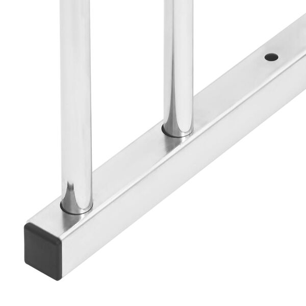 vidaXL Sykkelstativer for 4 sykler galvanisert st&aring;l