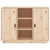 vidaXL Skjenk 100x40x75 cm heltre furu