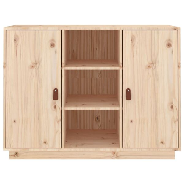 vidaXL Skjenk 100x40x75 cm heltre furu