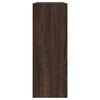 vidaXL Skoskap brun eik 80x21x57 cm konstruert tre