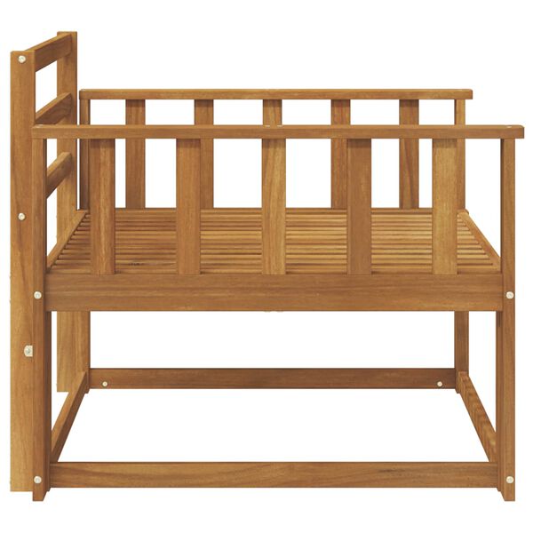 vidaXL Ute Midt Sofa Solid akasietre Naturlig