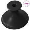vidaXL H&aring;ndtak 1461 stk. Svart &Oslash;30 mm Aluminium