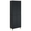 vidaXL Skapsett 2 pcs 66 x 34,5 x 95 cm Konstruert tre