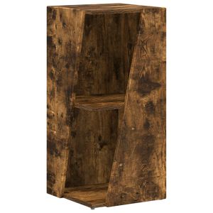 vidaXL Sidehylle 33 x 32 x 70,5 cm Konstruert tre R&oslash;kt eik