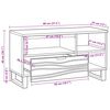 vidaXL TV Enheter med skuff Valn&oslash;tt 80 x 33 x 46 cm Konstruert tre