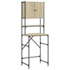 vidaXL Vaskemaskinskap sonoma eik 68x48,5x194 cm
