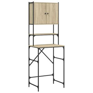 vidaXL Vaskemaskinskap sonoma eik 68x48,5x194 cm