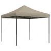 vidaXL Sammenleggbart partytelt pop-up gr&aring;brun 292x292x315 cm